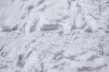 Naklejka na ściany i meble Snow Background, Olympus Mount National Park