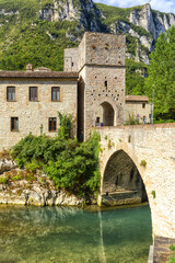San Vittore alle Chiuse. Roman Catholic abbey and church. The edifice is known from the year 1011....