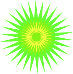 Obraz premium A bright shining star. Vector file.