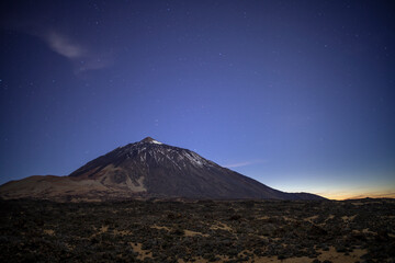 stars at night in el teide tenerife