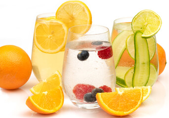 Refreshing fruit drinks