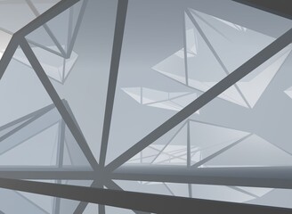 abstract architecture geometric background 
