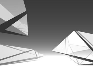 abstract architecture geometric background 