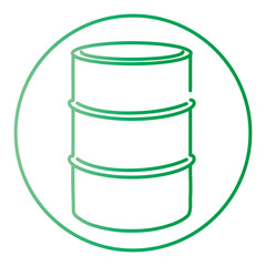 oil barrel isolated on white