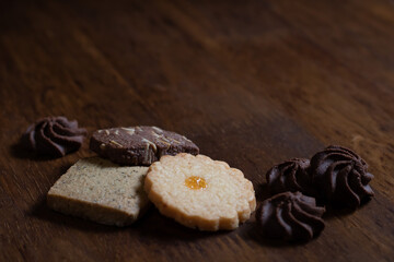 teatime, cookies, free space, 美味しそうなクッキー 文字入れスペースあり