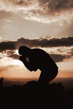 Man praying