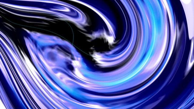 Abstract oily liquid blue color twisted liquid background