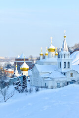 view of the beautiful Kremlin of Nizhny Novgorod