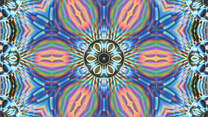 Abstract textual multicolored background kaleidoscope.