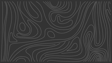 Wallpaper gray contour lines abstract dark gray background