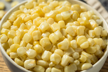 Organic Steamed White Sweetcorn Kernals