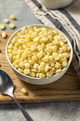 Organic Steamed White Sweetcorn Kernals