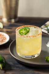 Boozy Spicy Jalapeno Margarita