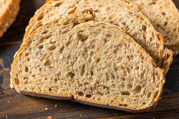 Homemade Fresh Wheat Bread Loaf