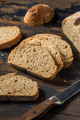 Homemade Fresh Wheat Bread Loaf