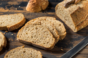 Homemade Fresh Wheat Bread Loaf