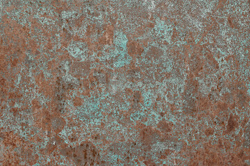 Rust of metals.Corrosive Rust on old iron. Rusty metal background with streaks of rust.