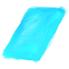 blue tilted rectangle shape oil painting stroke texture artistic art