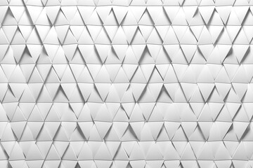 White background with geometric shapes
