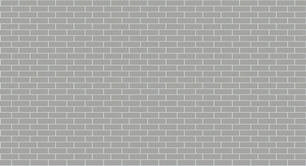 Simple brick wall background, vector
