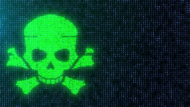 System Hacking detected device infected from virus on computer screen Animation. pixel with flicker software global network. Cyber security hacker. Error Security, Hacking Alert, Cyber Crime Attack