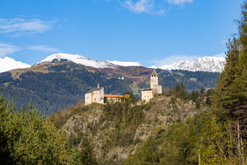 Fototapeta na wymiar Sprechenstein Castle, South Tyrol, Italy