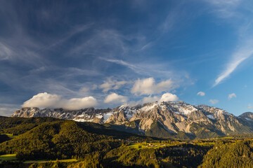 Fototapeta premium Autumn Dachstein massif, Styria, Austria