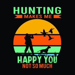 Hunting T-shirt Design Vector- I was thinking about hunting. Hunting vector. Hunting t-shirt grunge. Deer, rifle, mountain