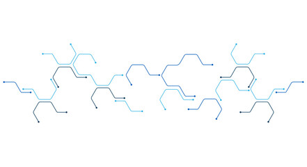 forma, network, esagoni, link, connessione, connessioni