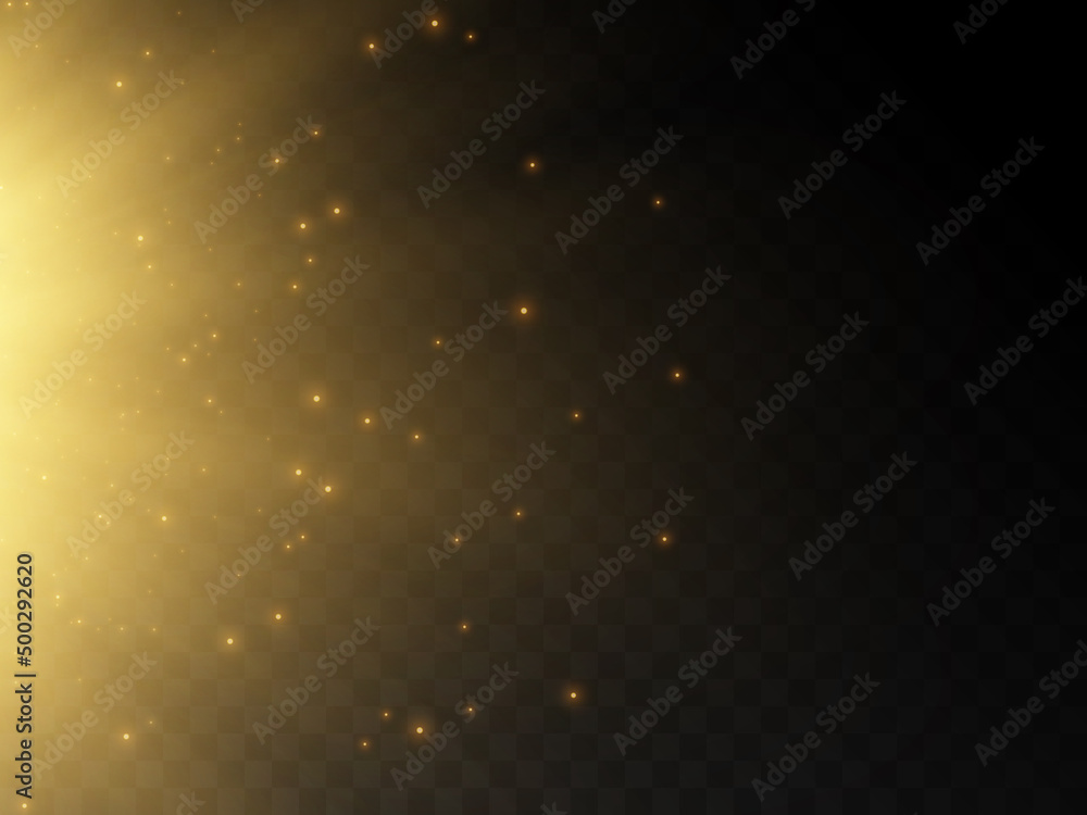 Poster texture background abstract yellow-red or silver glitter. glittering magical dust particles. magic c