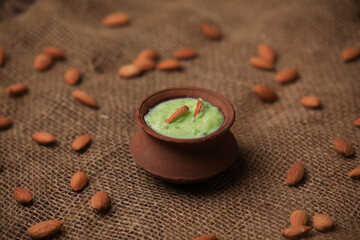 Kaddu ki Kheer ,ramadan special kheer ,hyderabad special kheer closeup with selective focus and blur