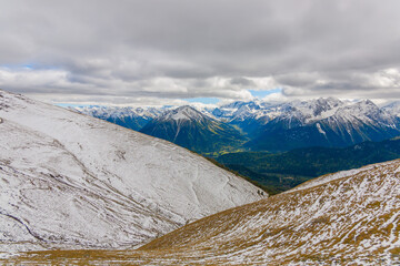 Mountain day autumn. Arkhyz