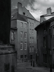 old houses in the town