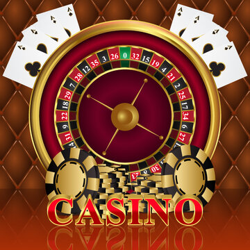 casino roulette wheel, casino background, casino chips, poker cards vector, casino roulette wheel vector, leather background, leather,