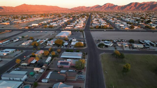 Yuma, Arizona, Aerial View, Amazing Landscape, Downtown