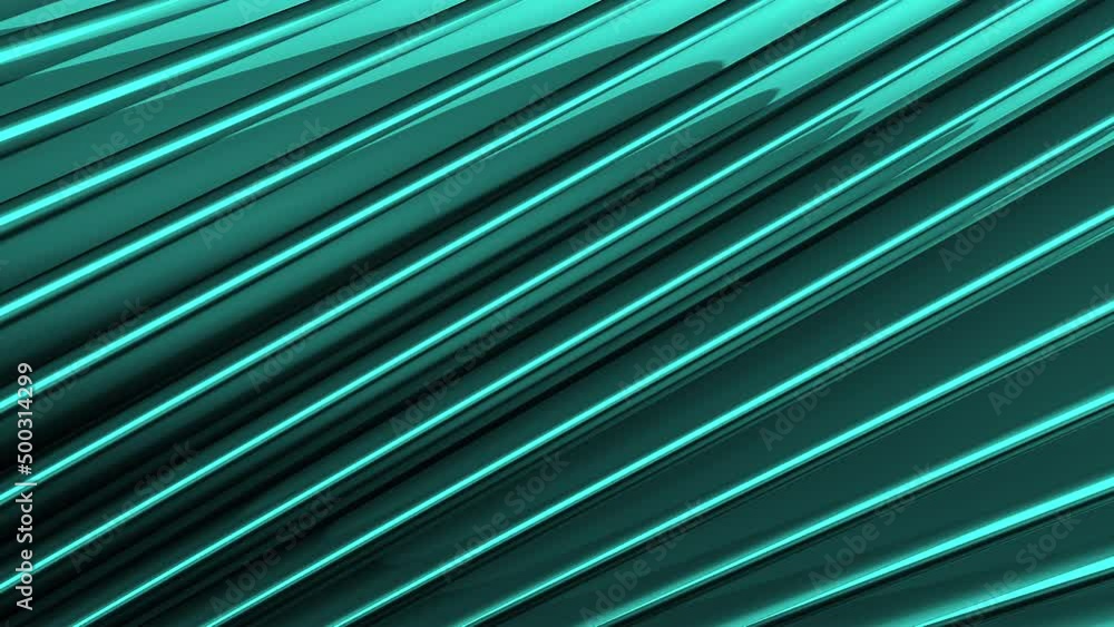 Poster moving 3d texture with lines and glitter. motion. diagonal 3d lines with metallic luster create back
