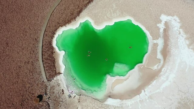 Lagunas Escondidas de Baltinache in Chile | Luftbilder von Lagunas Escondidas de Baltinache