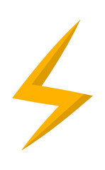 Flash symbol or icon. Vector illustration