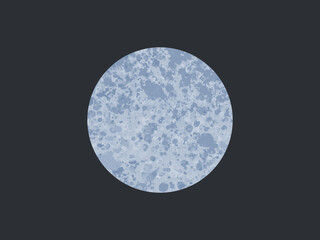 moon in the sky, a simple minimalistic painting