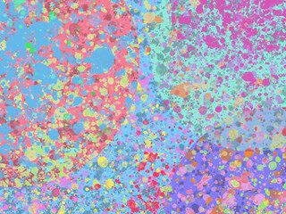 Abstract Background, rainbow pride paint splatter pattern, design repeatable pattern