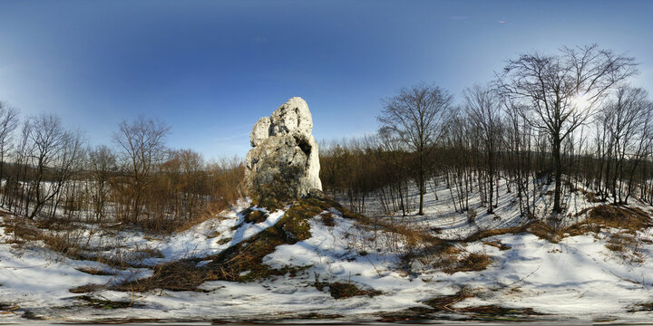 Jurrasic Limestone Rocks HDRI Panorama