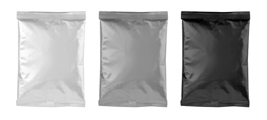 Empty foil for snacks for food Packaging
