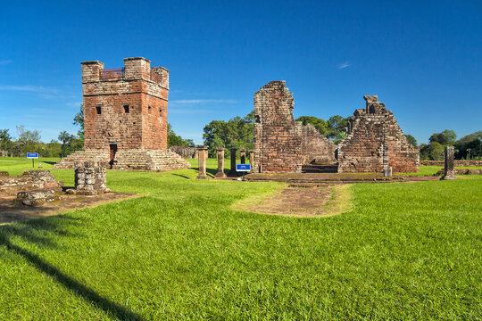 Paraguay - Itapua province - Ruins of the Jesuit Guarani reduction La Santisima Trinidad de Parana, UNESCO World Heritage
