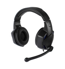 headphones for a computer with a microphone, on a white background in isolation