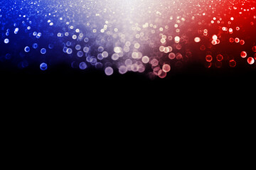 Patriotic red white blue fireworks July 4th, 14, Memorial, President, Labor Day background - 500319249