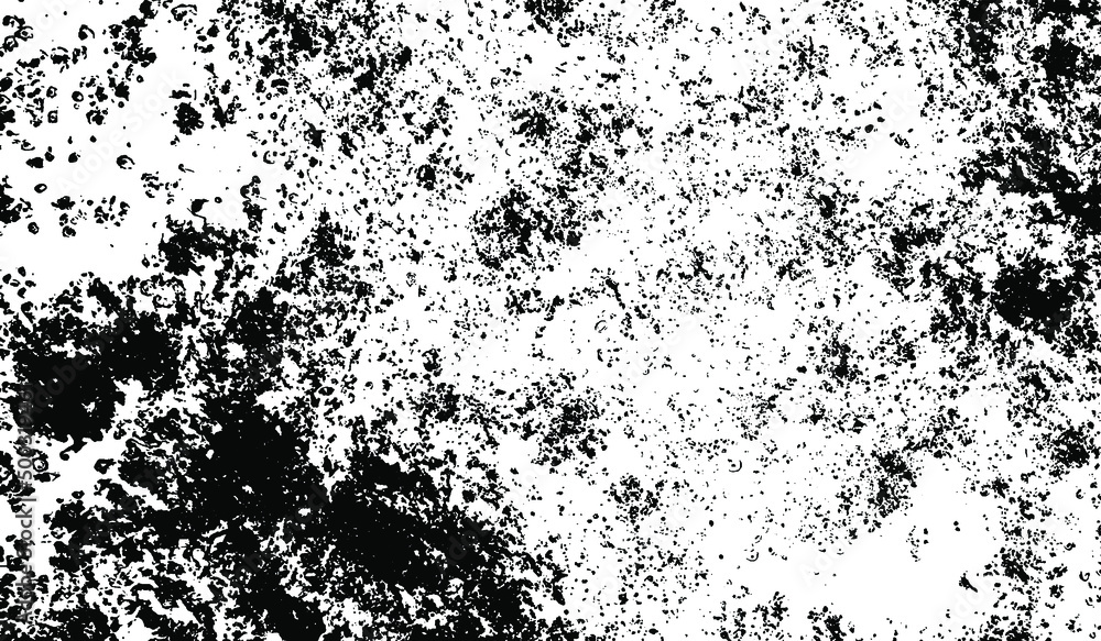 Aufkleber monochrome texture composed of irregular graphic elements. distressed uneven grunge background. abst