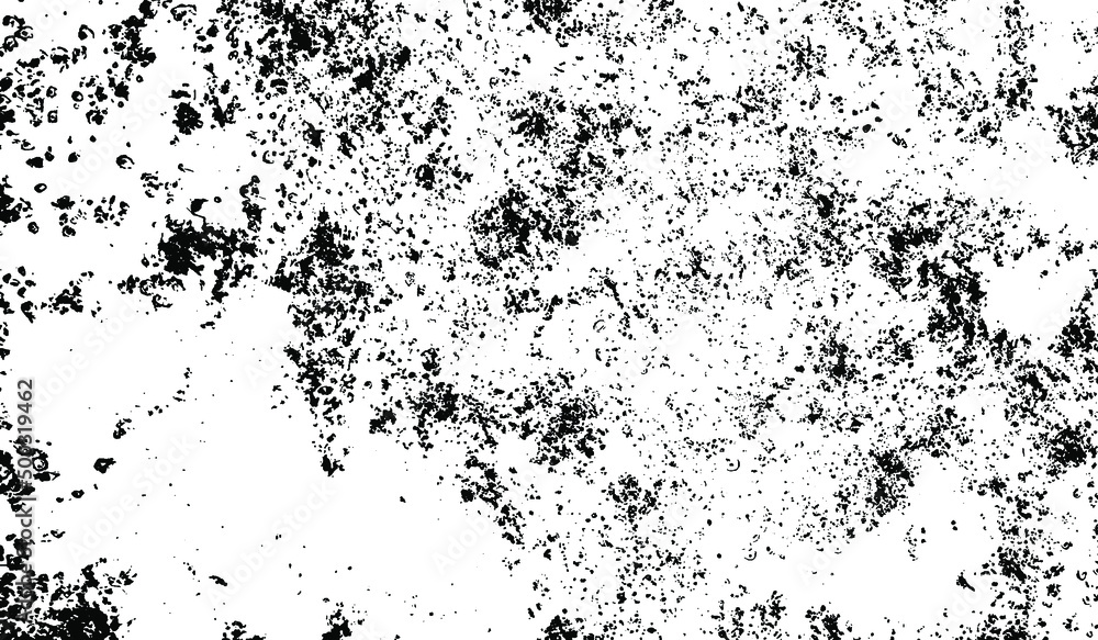 Poster small uneven spots and particles of debris. abstract vector texture. distressed uneven background. g