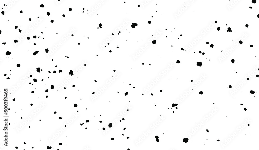 Aufkleber small uneven spots and particles of debris. abstract vector texture. distressed uneven background. g