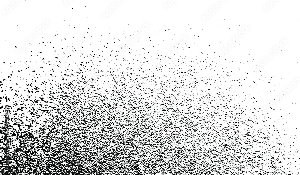 Aufkleber small uneven spots and particles of debris. abstract vector texture. distressed uneven background. g