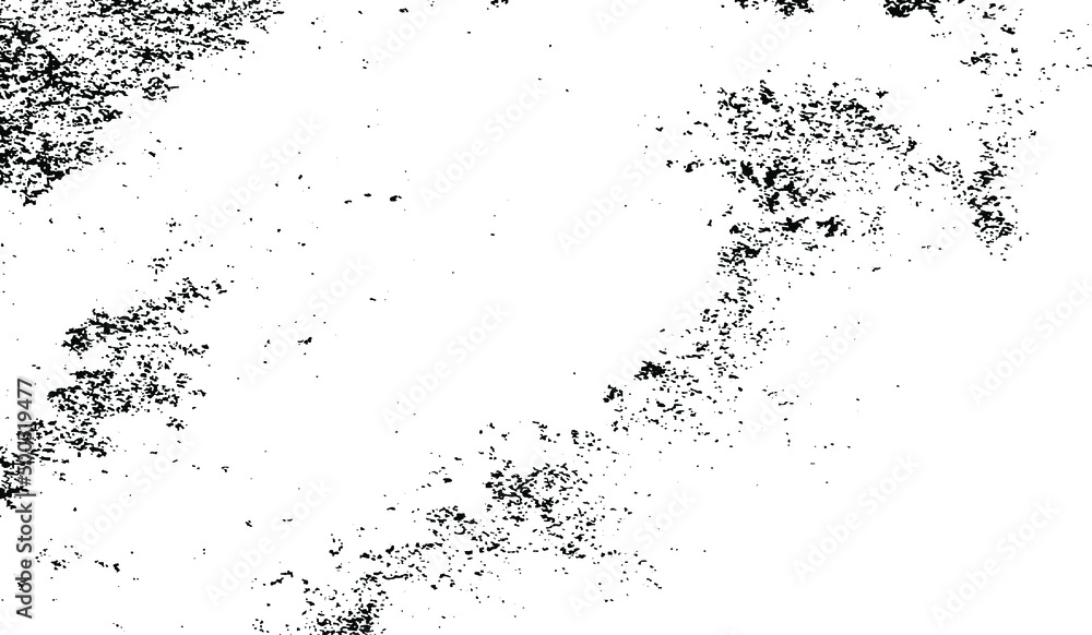 Aufkleber small uneven spots and particles of debris. abstract vector texture. distressed uneven background. g